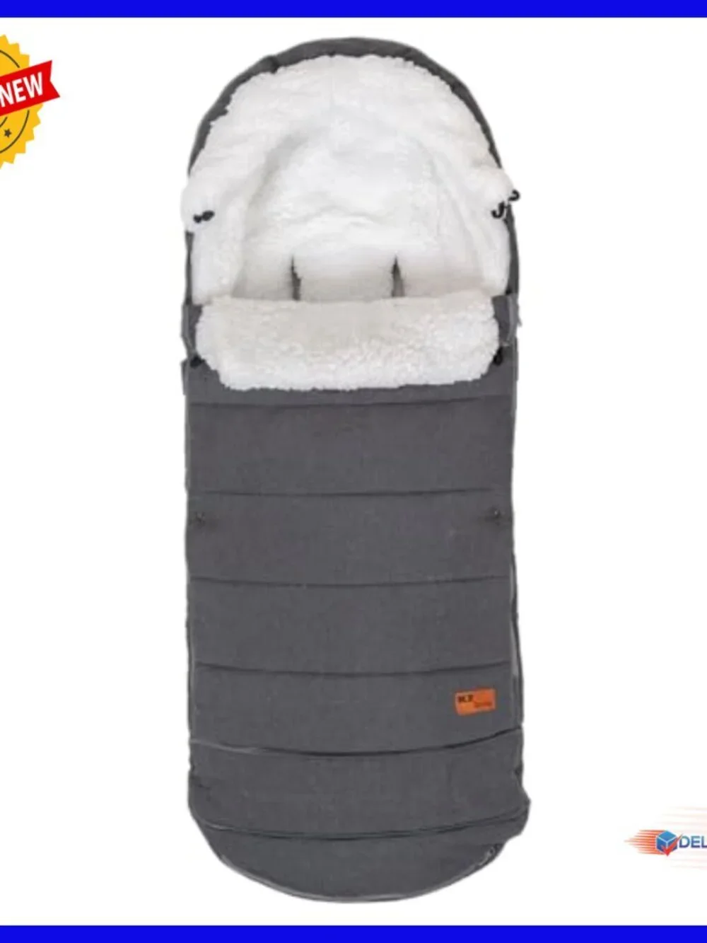 Winter Stroller Bunting Bag with Handmuff, Adjustable 6M-5T, Waterproof